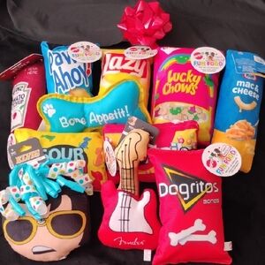 Dog Toy Bundle 🎁🐕- Multicolor For Holiday Cheer🌲🎉